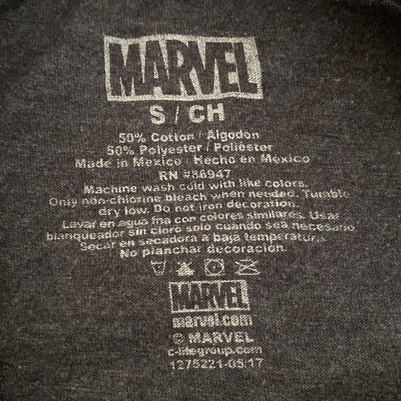 Marvel T-Shirt Black Panther Men's Grey Size Small - Picture 3 of 8
